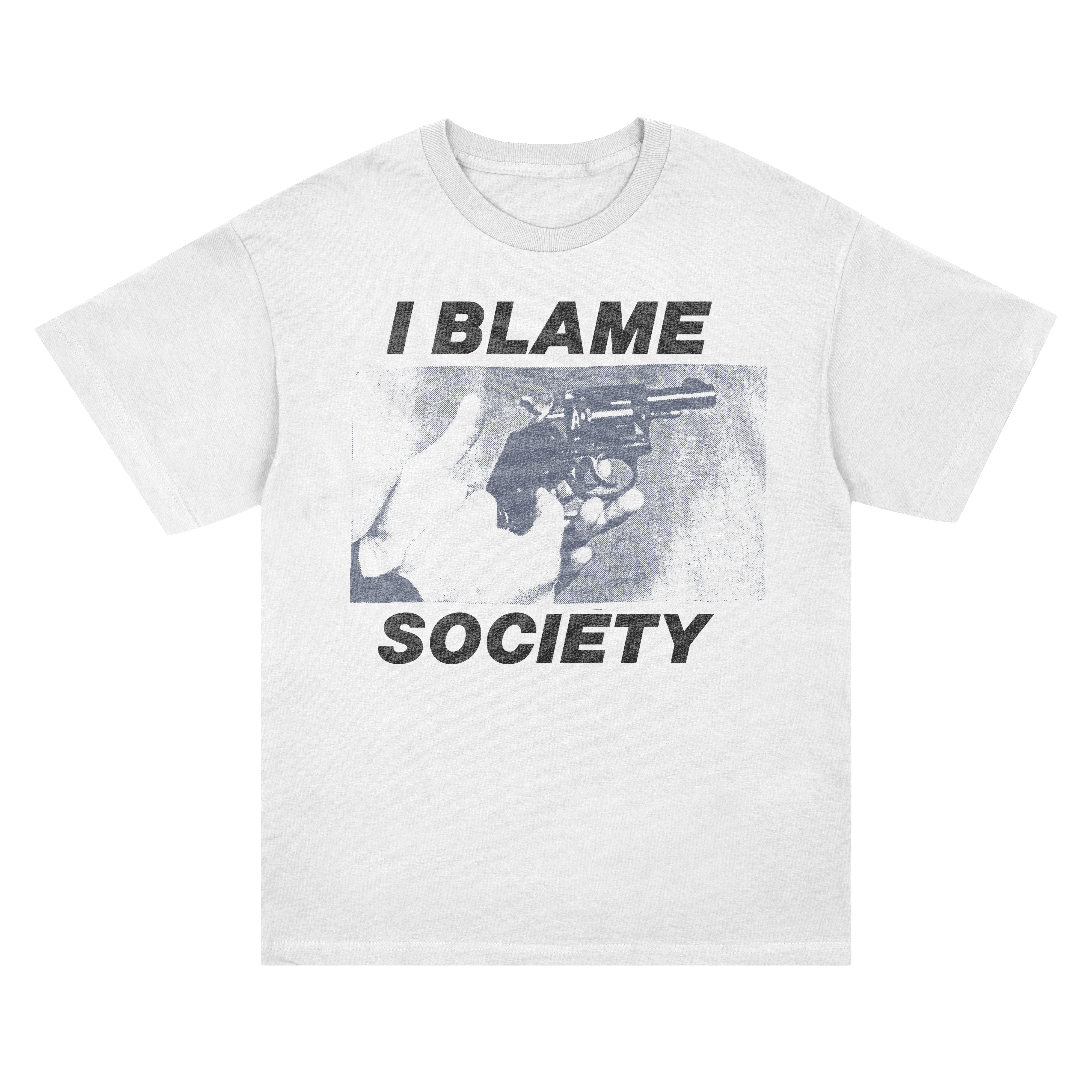 Andy's 'I Blame Society' Shirt