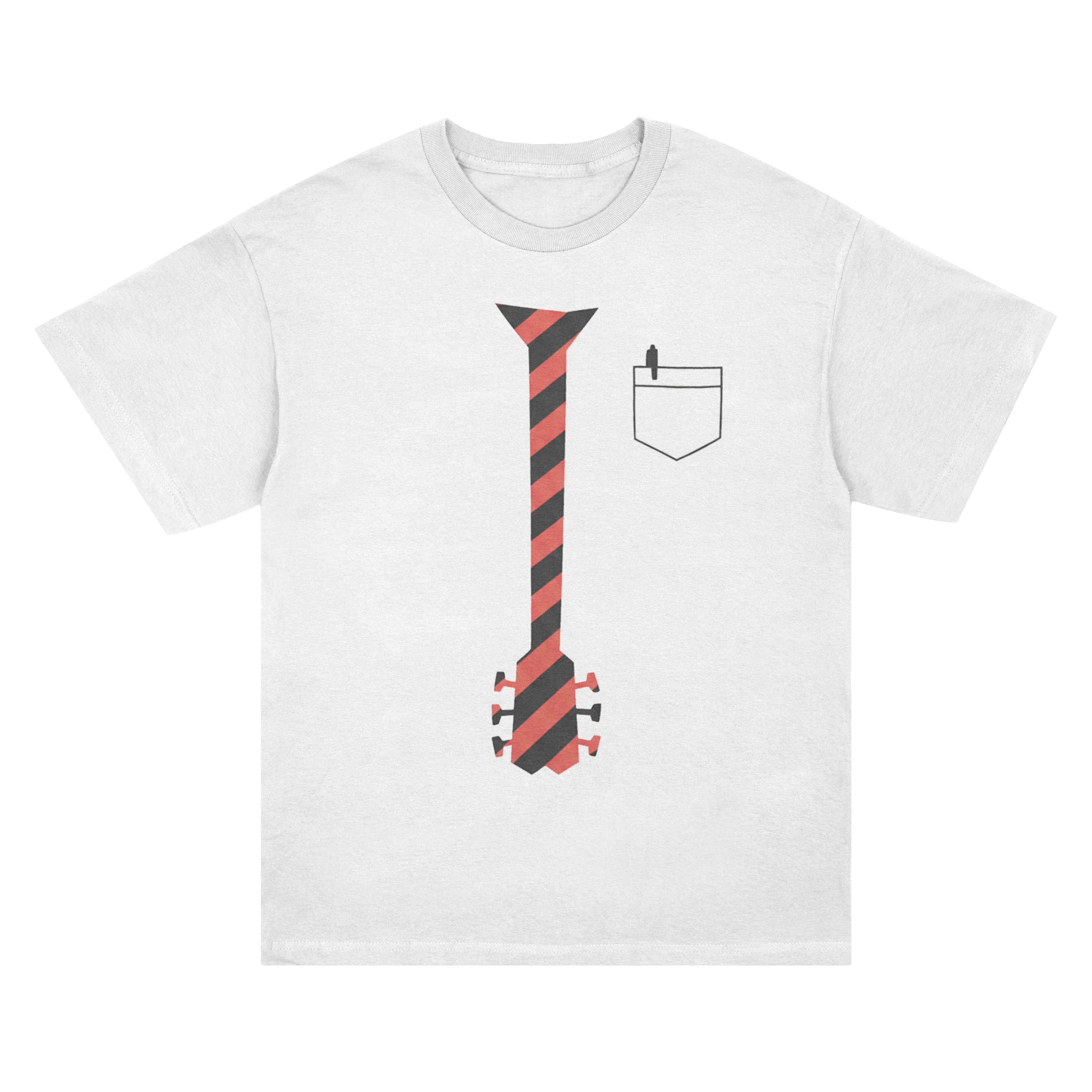 Chad Hugo's Guitar Tie Shirt