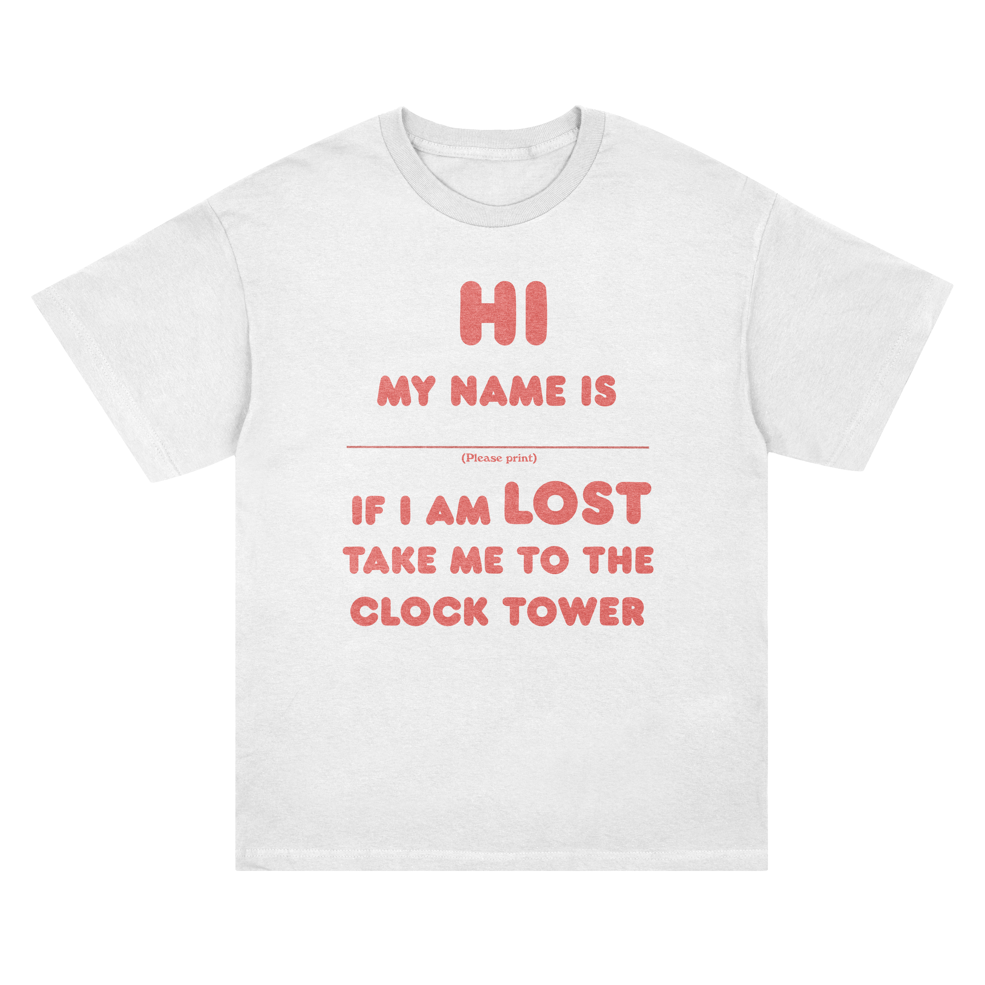 Harmony Korine's Clock Tower Shirt